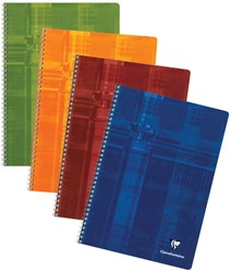 Clairefontaine schrift ft A4, 100 bladzijden, geruit 5 mm, met kantlijn