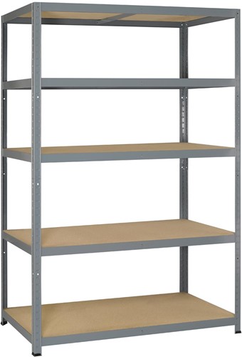 Avasco rek Strong 265, ft 196 x 120 x 50 cm, 5 legborden, gegalvaniseerd