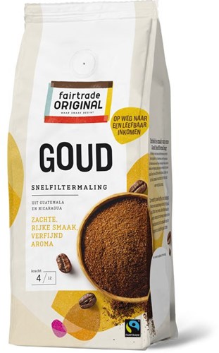 Fair Trade Original Koffie Goud snf, FT, 250g LIRP
