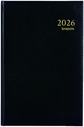 Agenda 2026 Brepols Saturnus Lima 7dagen/2pagina's zwart