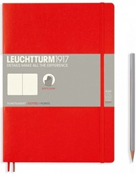 Leuchtturm1917 Notitieboek Composition B5 - Softcover - Puntjes - Rood