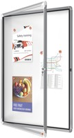 Buitenvitrine Nobo Premium Plus 9xA4 draaideur magnetisch-1