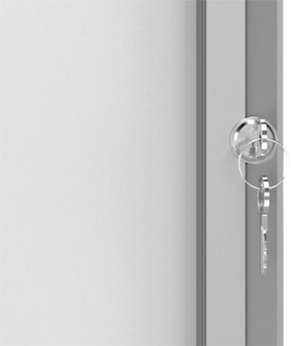 Buitenvitrine Nobo Premium Plus 9xA4 draaideur magnetisch-2