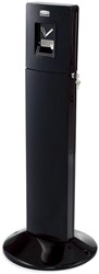 Rubbermaid peukenzuil Metropolitan, ft 43 x 109 cm, zwart