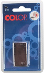 Colop stempelkussen, voor P20, P20N, 20/1, zwart, blister van 2 stuks