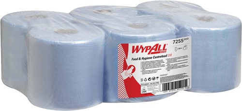 Wypall reinigingsdoeken L10, 800 vellen per rol, pak van 6 rollen
