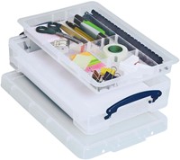 Vakkenverdeler Really Useful 4/9 liter 8 vakken 342x215x35mm transparant-2