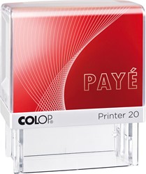 Colop tekststempel Printer 20, PAYE