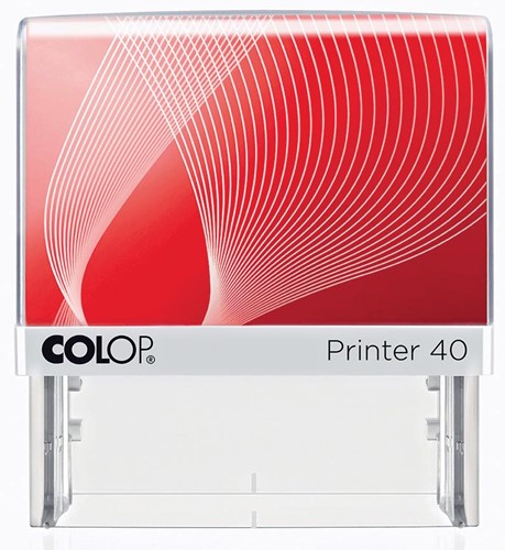 Colop stempel met voucher Printer 40, max. 6 regels, ft 59 x 23 mm
