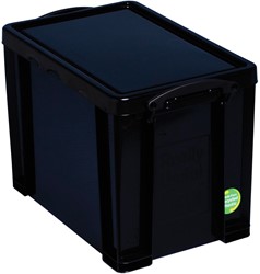 Really Useful Box opbergdoos 19 liter, zwart