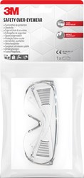 3M overzet-veiligheidsbril, anti-impact, bezoeker