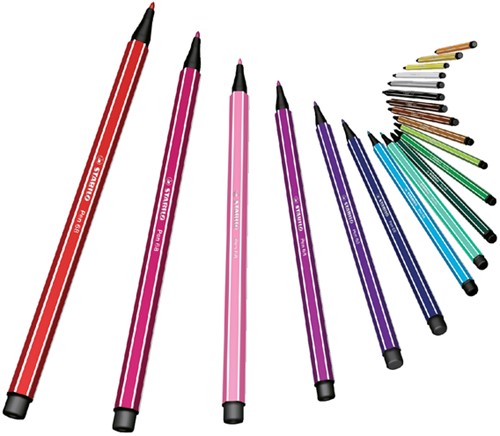Viltstift STABILO Pen 68/48 medium karmijnrood-2