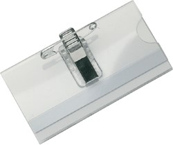 BADGE MET CLIP+SPELD 65X95MM 24STUKS 1 STUK