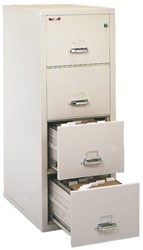 Brandwerende ladekast Fire King model FK4-25 met 4 laden