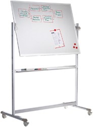 Easy4Rent Whiteboard Lega 100x200cm verrijdbaar magnetisch emaille huren