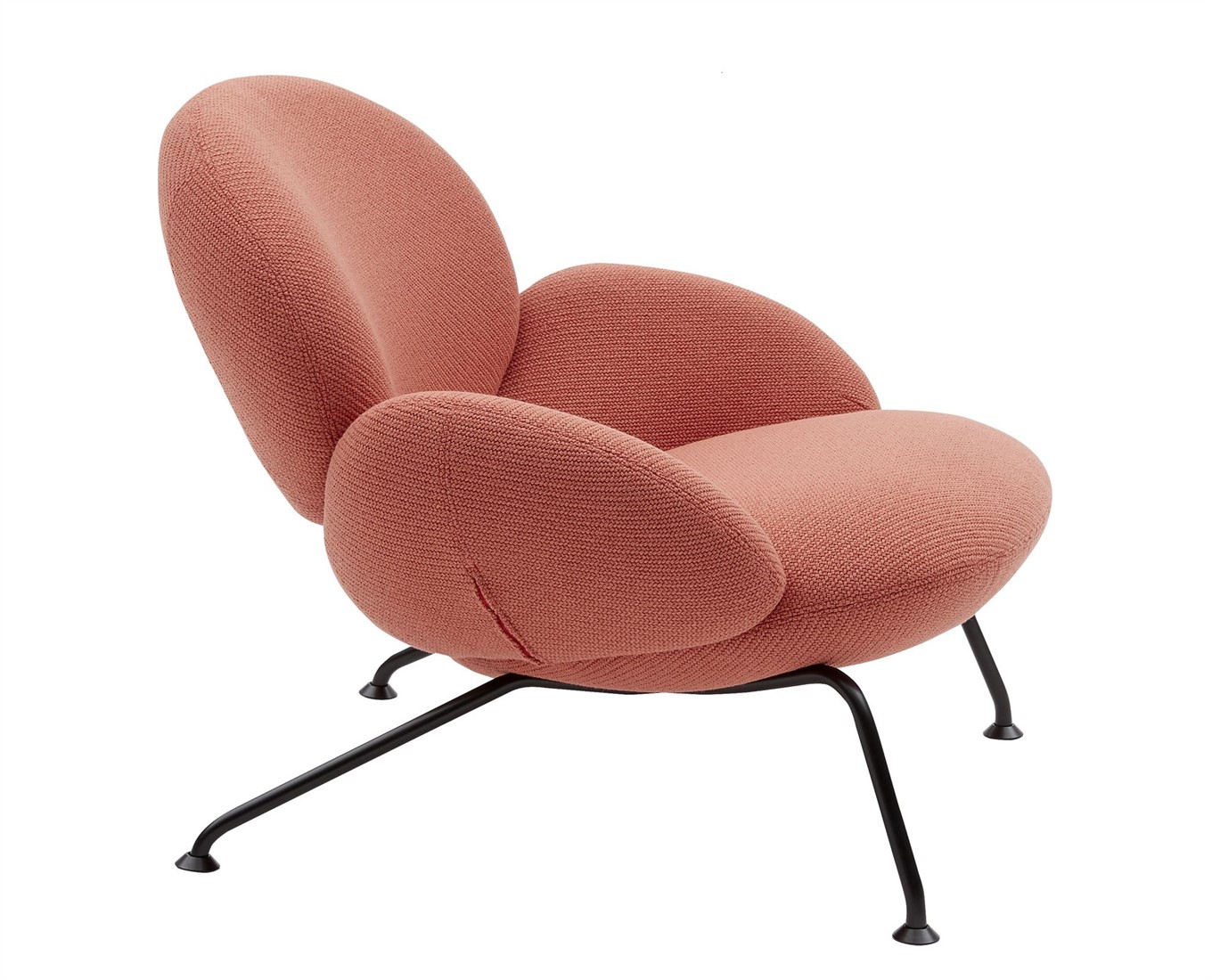 Depressie Wind wrijving Softline Baixa comfortabele fauteuil - vierpoots frame - diverse stoffen en  kleuren bij Easy4Office