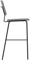 Barkruk Pleun zwart frame en 6 verschillende stofkleuren-3