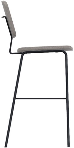 Barkruk Pleun zwart frame en 6 verschillende stofkleuren-3