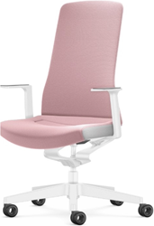 Bureaustoel Interstuhl Pure Interior Edition - gestoffeerd - lichtroze