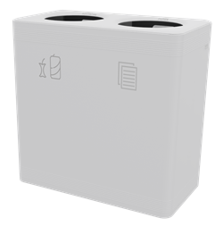 Afvalscheidingsbak Ditch 2A Restafval-Papier