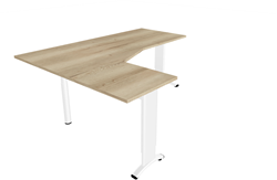 Entrade bureau NG-Compact groot 200x160cm Links, hoogte instelbaar