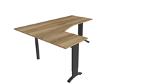 Entrade bureau NG-Compact groot 200x160cm Links, hoogte instelbaar-2