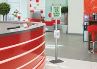 Handhygiëne infostand OPUS 2-2