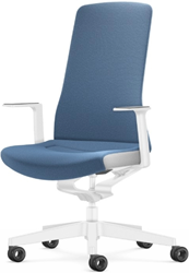 Interstuhl Pure Interior Edition bureaustoel- gestoffeerd - azuurblauw