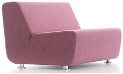 Loungebank Aura sofa 2-zits zonder armleuningen