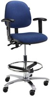 WERKSTOEL SCORE 2301 BLAUW-ZWART