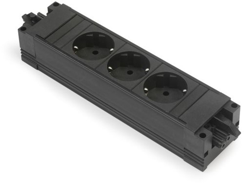 Bachmann Step Base - 3 x 230V RA - GST in/uit - zwart