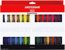 Acrylverfset Royal Talens Amsterdam 24 tubes
