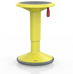 Kruk UpIs1 Interstuhl Geel Hoogte Instelbaar