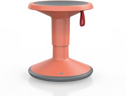 Kinderkruk Interstuhl UpIs1 zacht rood hoogte-instelbaar, wiebelkruk geschikt vanaf 18 kilo (ca. 7 jaar)