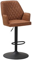 Barkruk Donny Cognac