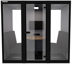 Easy4Rent VOX Large akoestische werkplek zwart - Voorraad model
