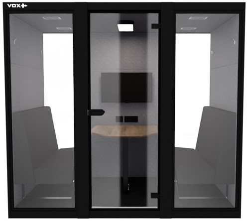 VOX Large akoestische werkplek zwart - Standaard model